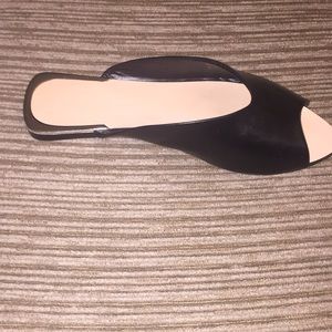 Zara basic collection Black and Tan flats